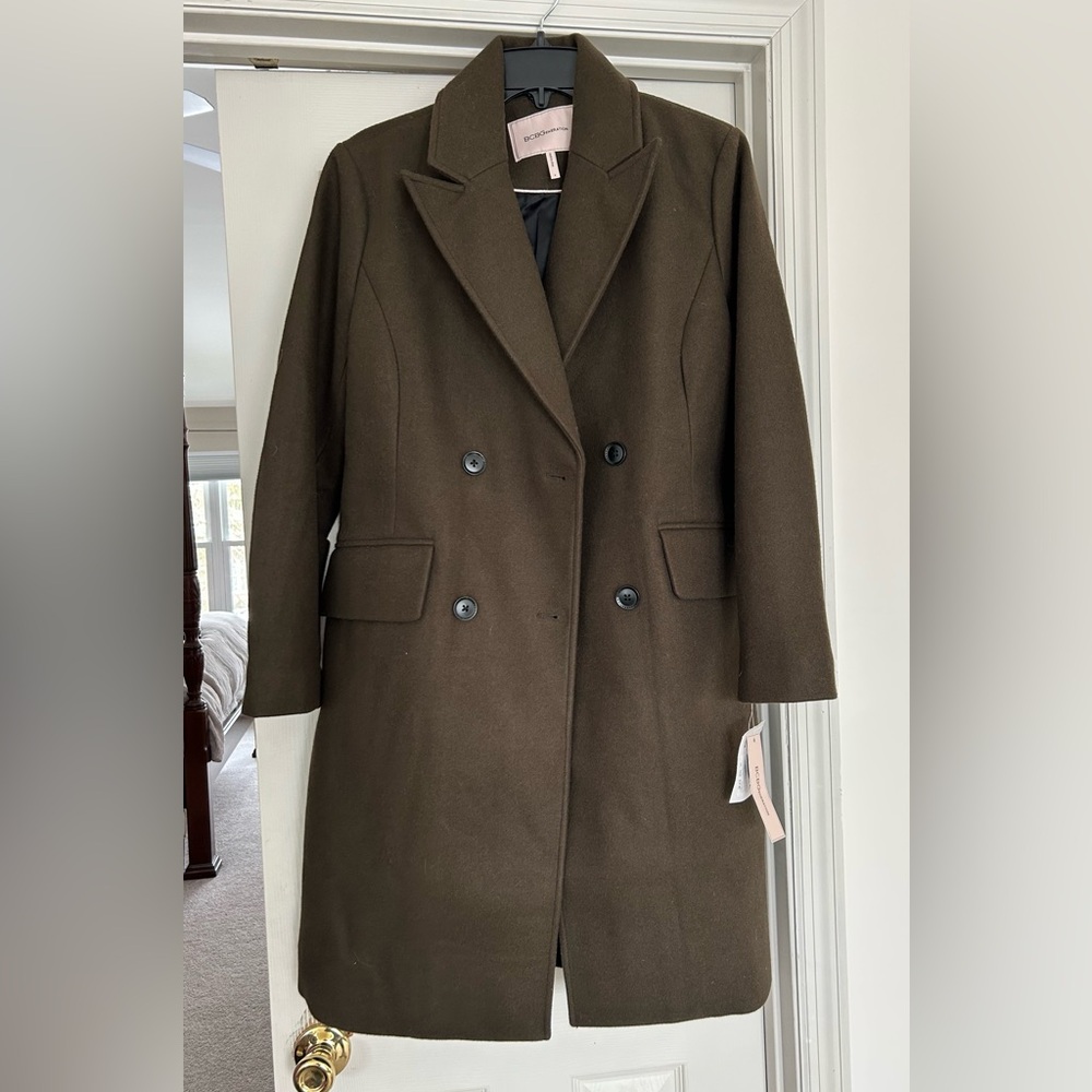 BCBG trench coat size small brownish color
